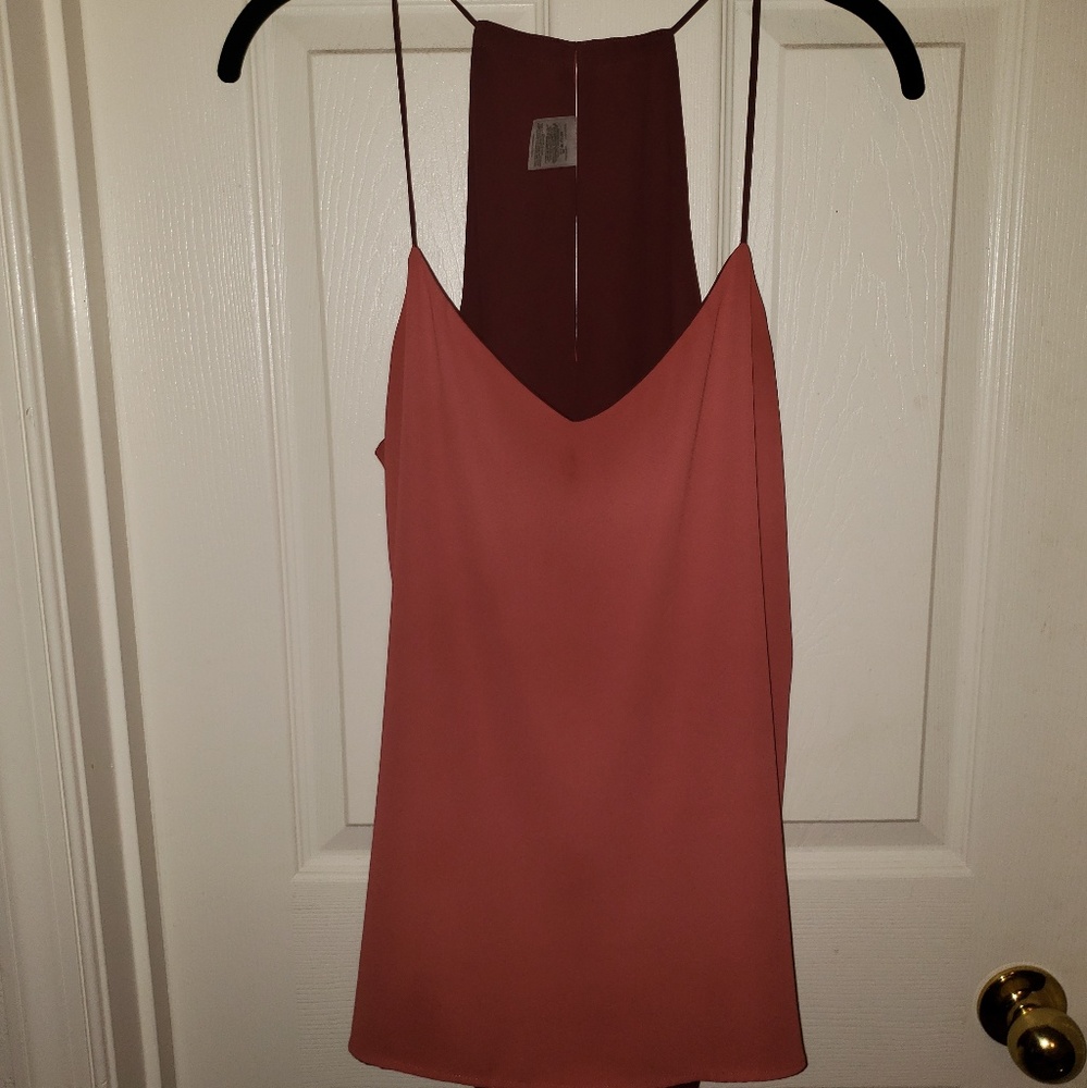 Express Barcelona Cami burgundy/peach tan